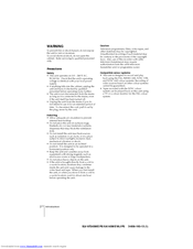 Sony SLV-XF245ME Instruction & Operation Manual
