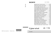 Sony DSCH90/BBDL Instruction Manual
