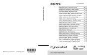 Sony Cyber-shot DSC-HX20V Instruction Manual