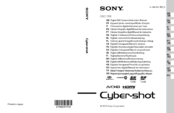 Sony DSC-TX9 Cyber-shot® Instruction Manual