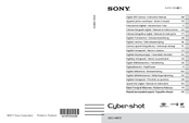 Sony DSC-W610/B Instruction Manual