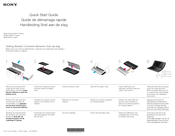 Sony SGPT211NL/S Quick Start Manual