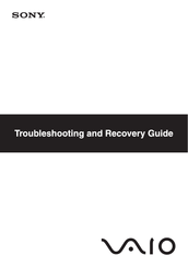 Sony VGC-LM1E Troubleshooting And Recovery Manual