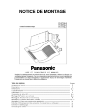Panasonic FV-08VQL3 Notice De Montage