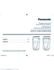 Panasonic ES3833S Operating Instructions Manual