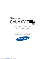 Samsung Galaxy Tab SGH-T859 User Manual