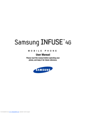 Samsung Infuse SGH-I997 User Manual