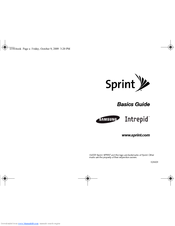 Samsung Intrepid SPH-I350 Basic Manual