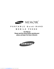 Samsung Memoir SGH t929 User Manual