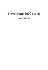 Acer TravelMate 3000 Series User Manual