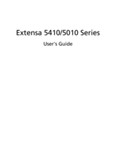 Acer Extensa 5410 Series User Manual
