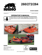 Alamo 272 Operator's Manual