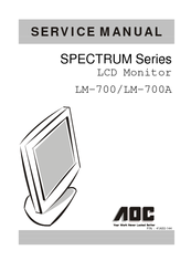 AOC SPECTRUM LM-700A Service Manual