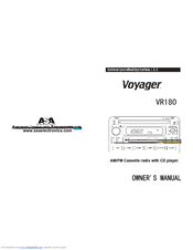 ASA Electronics Voyager VR180 Owner's Manual
