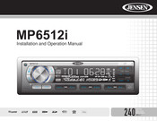 Audiovox mp6512i Installation And Operation Manual
