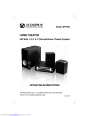 Audiovox DV 7300 Operating Instructions Manual