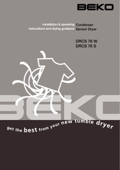 Beko DRCS 76 W Installation & Operating Instructions And Drying Guidance