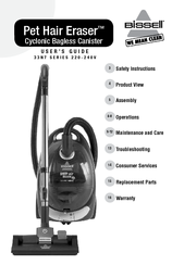 Bissell Pet Hair Eraser 33N7 Series User Manual