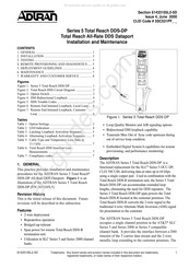 ADTRAN Series 5 Total Reach DDS-DP Installation And Maintenance Manual