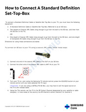 Samsung Set-Top-Box How To Connect