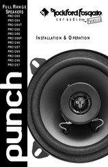 Rockford Fosgate Punch FRC1206 Installation & Operation Manual