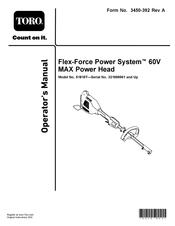 Toro Flex-Force Power System 51810T Operator's Manual