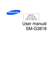 Samsung SM-G3818 User Manual