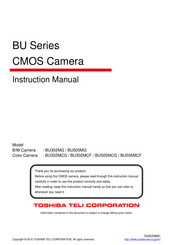 Toshiba BU SERIES Instruction Manual
