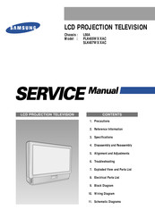 Samsung PLK405WX/XAC Service Manual