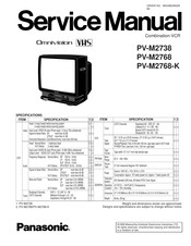 Panasonic Omnivision VHS PV-M2768-K Service Manual