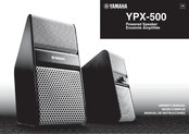 Yamaha YPX-500 Owner's Manual
