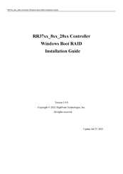 Highpoint RR37 8 28 Series Installation Manual