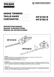 Dolmar HT-2162 E Instruction Manual
