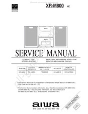 Aiwa XR-M800HC Service Manual