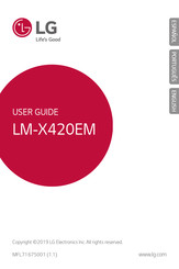 LG LM-X420EM User Manual