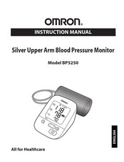 Omron Silver BP5250 Instruction Manual