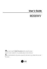 LG M208WV-BZ.AEU User Manual