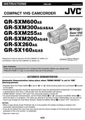 JVC GR-SXM600AS Instructions Manual