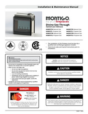 Montigo H38DFSTNI Installation & Maintenance Manual