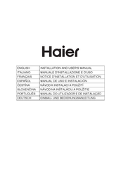 Haier HDSV985B Installation And User Manual