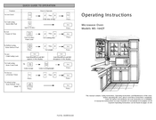 Panasonic MS -164ZF Operating Instructions Manual