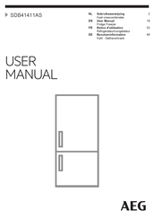 AEG SDB41411AS User Manual