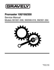 Gravely Promaster 200 Service Manual