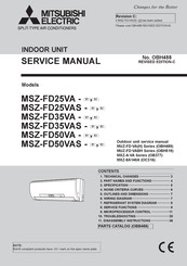 Mitsubishi Electric MSZ-FD25VAS-E2 Service Manual