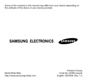 Samsung B1100L Manual