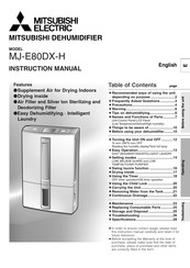 Mitsubishi Electric MJ-E80DX-H Instruction Manual