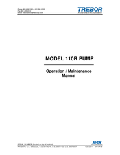 Idex TREBOR 110R Operation & Maintenance Manual