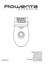 Rowenta ACCESSIM VISION EP8650F0 Instructions For Use Manual