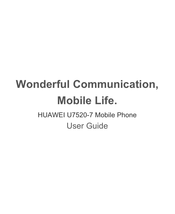 Huawei U7520-7 User Manual