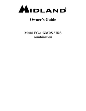Midland FG-1 GMRS Owner's Manual
